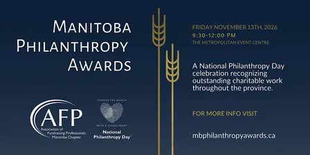 2026  Manitoba Philanthropy Awards & Professional Development Session