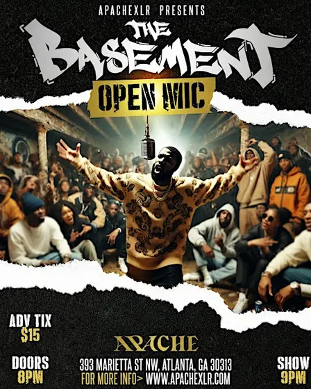 The Basement: Live Hip-Hop and RnB Open Mic