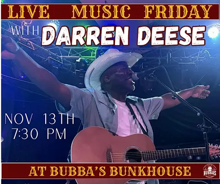 Darren Deese | Live @ Bubba’s