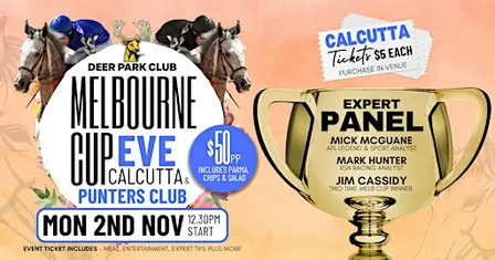 2026 Melbourne Cup Eve Calcutta & Punters Club