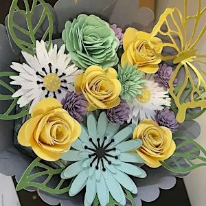 Introduction to paper flower making - A Makerspace Program