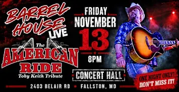 The American Ride (Toby Keith Tribute) at Barrel House Live!