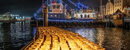 Lewis-Manning Hospice Care's Candles on the Quay | Poole Quay
