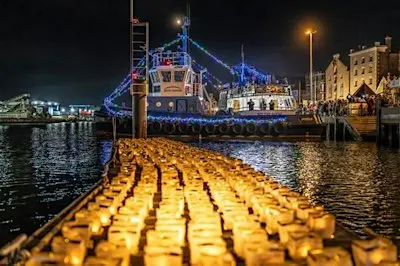 Lewis-Manning Hospice Care's Candles on the Quay | Poole Quay