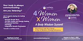 4WomenXWomen - Body Wisdom Summit