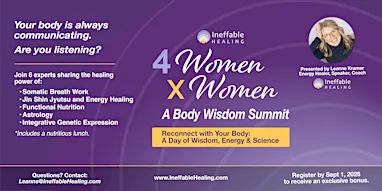 4WomenXWomen - Body Wisdom Summit