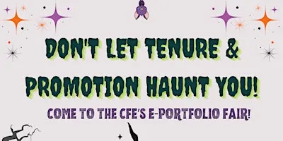 Tenure and Promotion E-Portfolio Fair