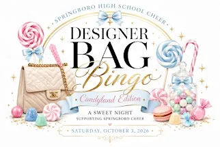 Designer Bag Bingo - A Sweet Night Supporting Springboro Cheer