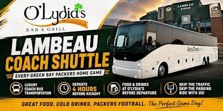 O’Lydia’s Coach Bus to Lambeau for the Packers vs Cowboys Game!