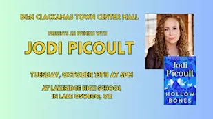 Jodi Picoult celebrates HOLLOW BONES!