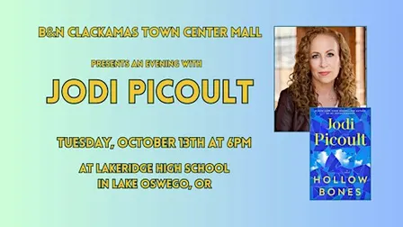 Jodi Picoult celebrates HOLLOW BONES!