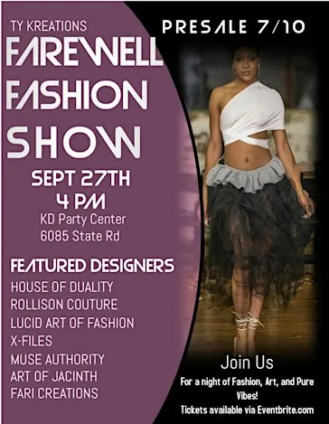 TY Kreations Farewell Fashion Show