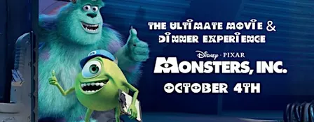 Monsters Inc | Chew & View: Dinner & Movie Experience