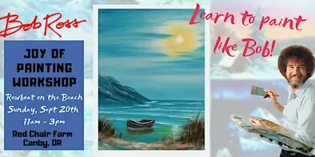 Rowboat on the Beach - Bob Ross Joy of Painting Workshop