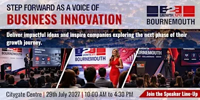 Bournemouth B2B Growth Expo 2027 | Become A Speakers At Premier B2B Show