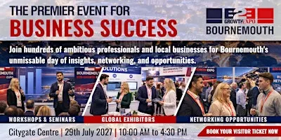 Bournemouth B2B Growth Expo 2027 | Book Your Visitor Ticket At Premier Show