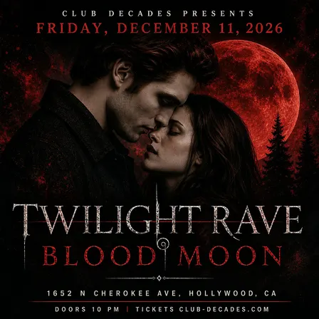 Twilight Rave: Blood Moon | Club Decades