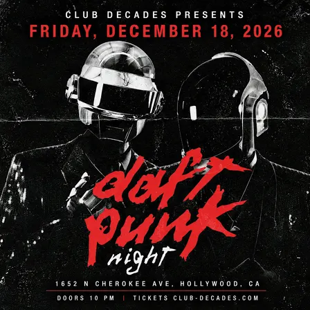 Daft Punk Night | Club Decades