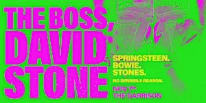 The Boss, David Stone Live at The Garrison.
