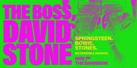 The Boss, David Stone Live at The Garrison.