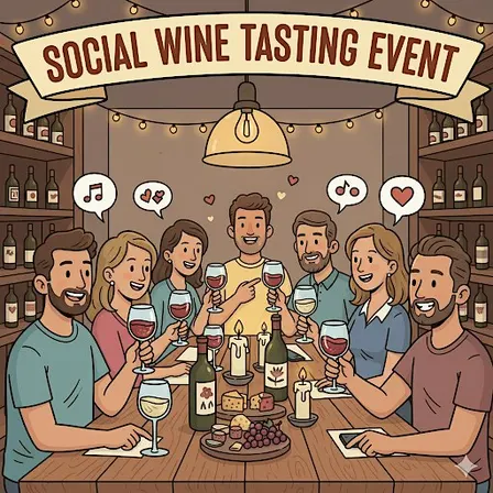 Social Blind Wine Tasting - Eat 17