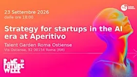 Strategy for startups in the AI era at Aperitivo