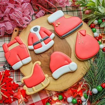 11:00 AM - "Santa's Set" Sugar Cookie Decorating Class!