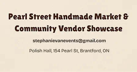 Pearl Street Handmade Market & Community Vendor Showcase