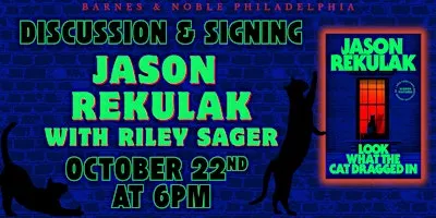 Jason Rekulak celebrates Look What the Cat Dragged In on October 22 at 7pm