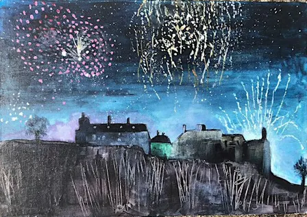 Paint and Sip Evening - Fireworks over Stirling Castle