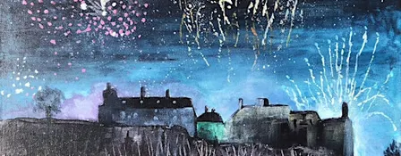 Paint and Sip Evening - Fireworks over Stirling Castle