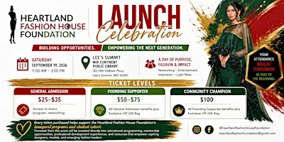 Launch Celebration | Heartland Fashion House Foundation