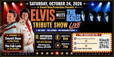 ELVIS MEETS THE BEATLES TRIBUTE SHOW LIVE AT JEFFERSON COMMUNITY COLLEGE