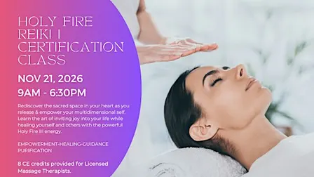 Holy Fire III Reiki I Certification Class