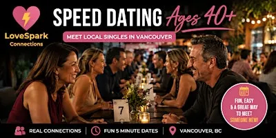 Speed Dating | Ages 40+ | Vancouver