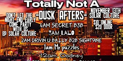 Totally NOT a dusk afters