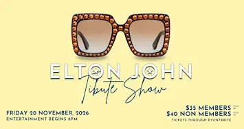 Elton John Tribute Show Live at Club Marion