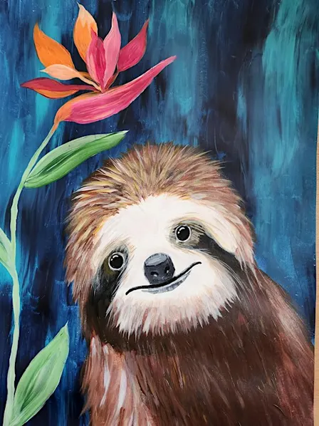 Paint & Cake -  Sloth