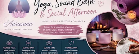 Yoga & Soundbath Social Afternoon