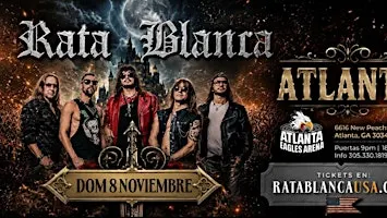 RATA BLANCA en Atlanta Eagles Arena parking ticket