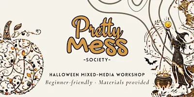 Shadows & Shimmer – Halloween Mixed-Media Workshop