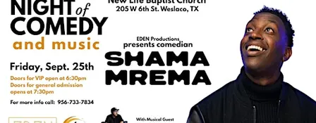 Night of Comedy and Music with Comedian Shama Mrema feat. Mathew Maciel
