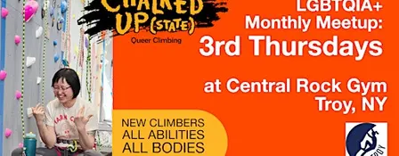Chalked Up(state) Queer Climbing: 3rd Thursdays in Troy