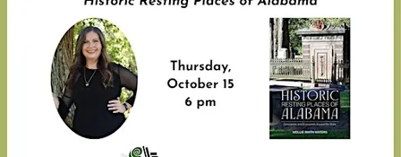 Book Talk: Mollie Smith Waters, Historic Resting Places of Alabama