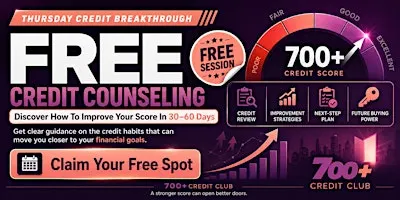 Free Credit Counseling: Your 30–60 Day Credit Improvement Plan