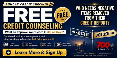 Free Credit Counseling: Your 30–60 Day Credit Improvement Plan