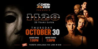 Halloween H2O | Chew & View: Dinner & Movie Experience