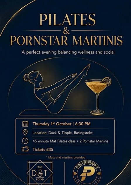 Pilates & Pornstar Martinis