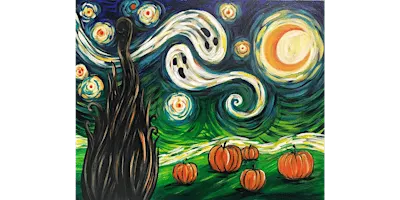 Van Gogh's Starry Night - Halloween  - Paint and Sip in Cincinnati | Classpop!™