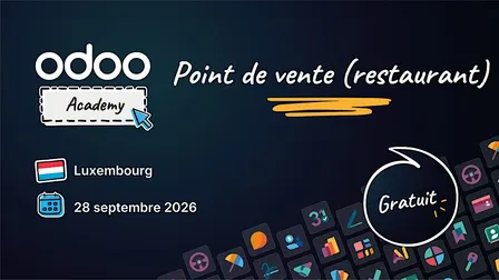 Odoo Academy Point de Vente (Restaurant)- Luxembourg